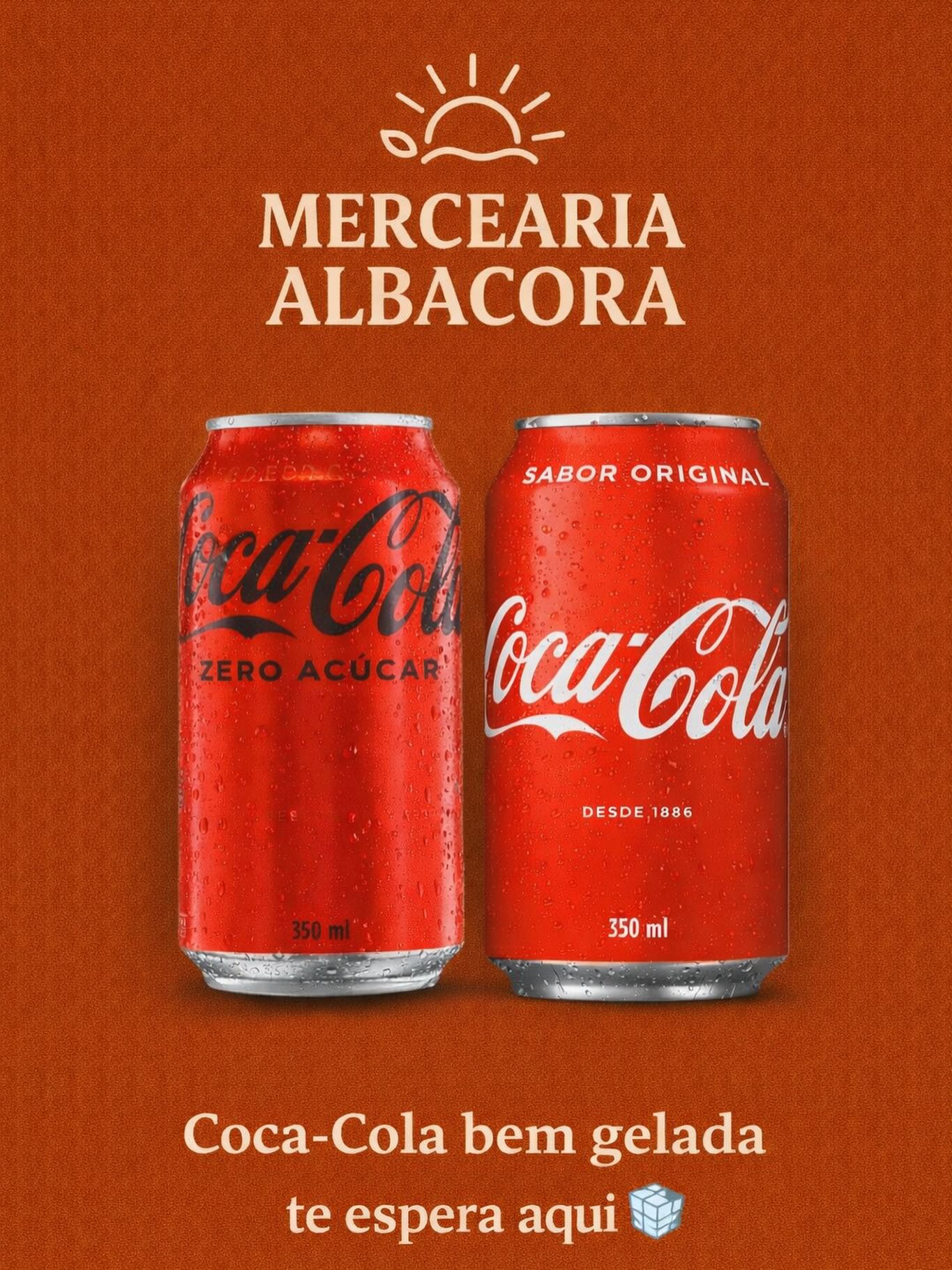 Bebidas geladas da Mercearia Albacora em Pipa
